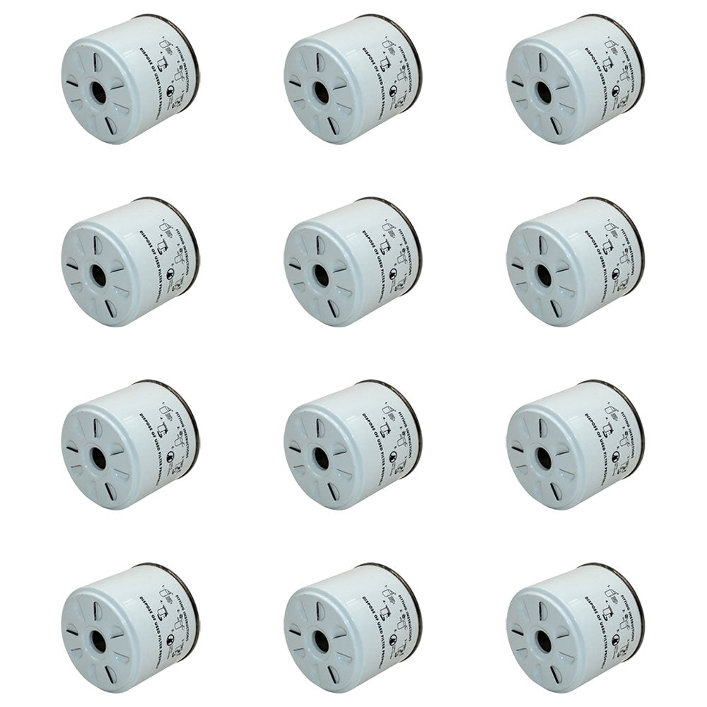 15451-43560 Qty 12: Fuel Filter Fits Kubota M4950 M5500 M5950 M5970 M6030 M6950