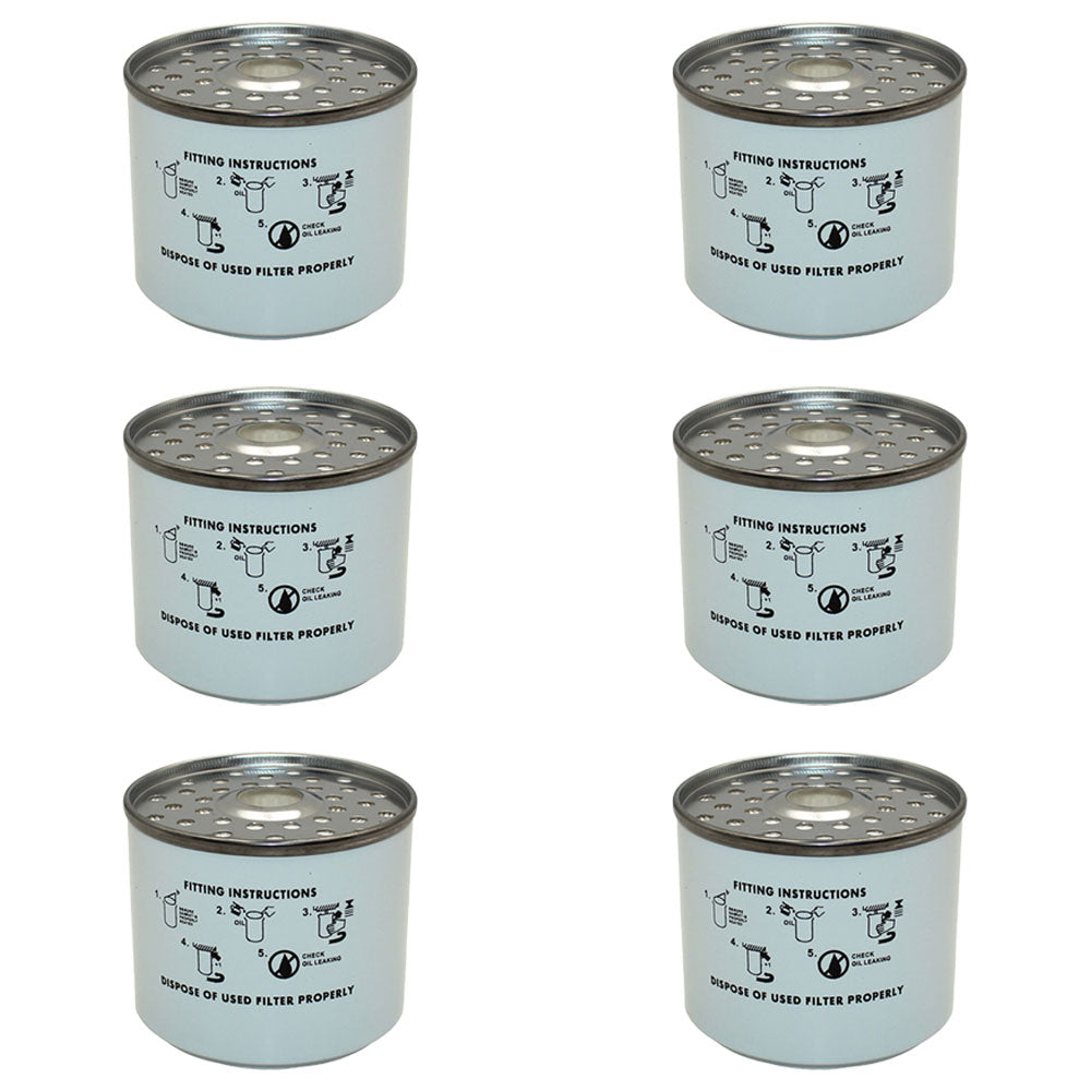 Qty. 6: Fuel Filters Fits David Brown Replaces K960911