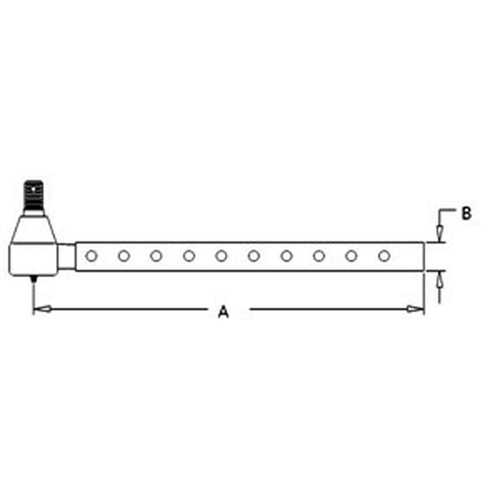 Tie Rod End Fits John Deere 1010 1010 2010 AT13972