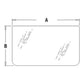 4289521 Lower Windshield Glass Fits John Deere 190E 490E 690E 690ELC 790E 790ELC