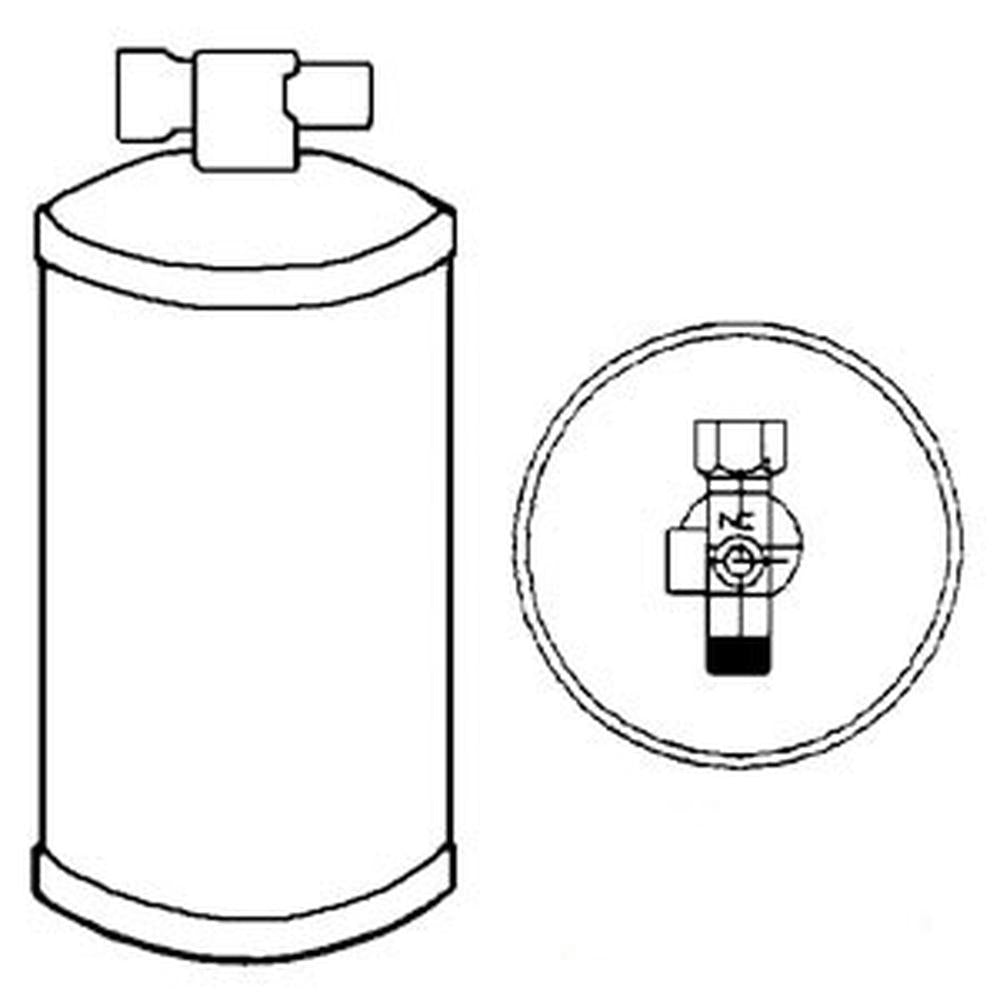 WN-804-1890-PEX Air Conditioner, Reciever Drier Fits John Deere CTS CTS II 4700
