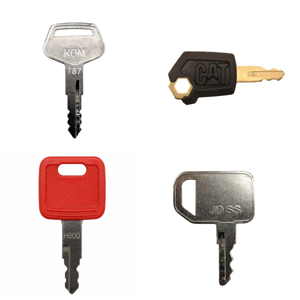 5P-8500 4pc Heavy Equipment Key Set Fits Caterpillar