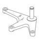 T21502 Bellcrank Fits John Deere 301 1020 401 1520