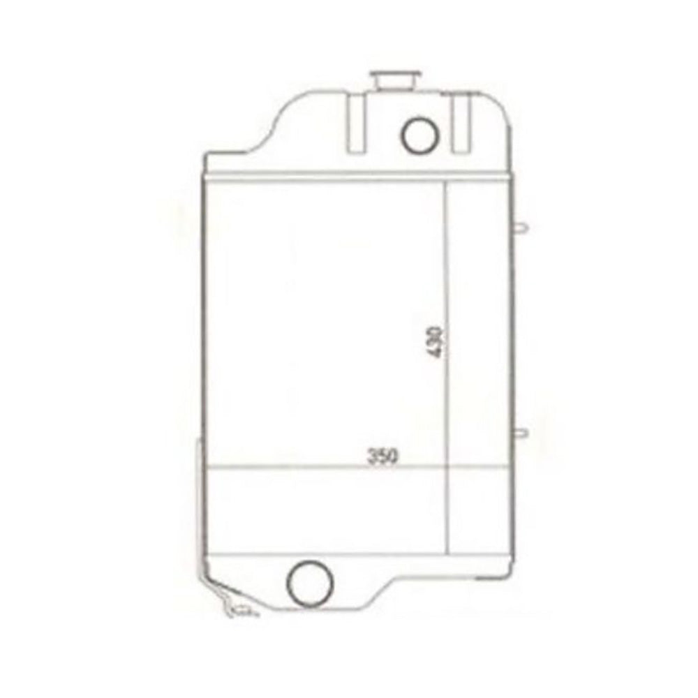 1406-6302 Radiator - Fits John Deere 1020, 1030, 1035, 1530, 2040, 2240, 300 +