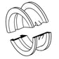 AT21132 THRUST BEARING +0.010" (+0.25mm) Fits John Deere 300 Series