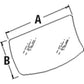 AT214097 Windshield Glass Lower Fits John Deere 330LC 330LCR 370 450LC 550LC 750