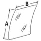 Cab Glass - Windshield Upper Fits John Deere 330 550 750 AT214113 fits Hitachi