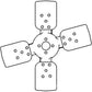 New AT23180 Fits John Deere 4 Blade Fan 300 350 350B 820 830 1020 1520 2040 2240