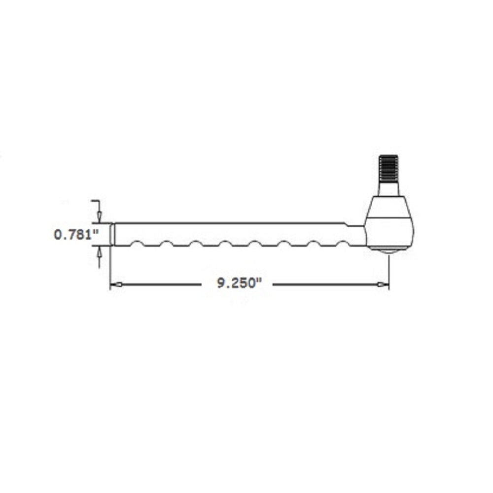 104788 Long Outer Tie Rod End Fits John Deere