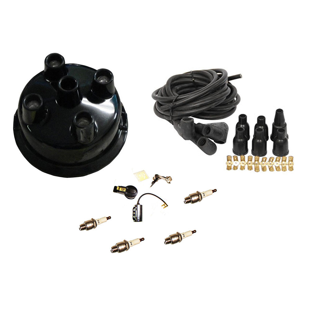 IBT-1003B Ignition Tune-Up Kit w/ Plugs, Cap & Wire Set Fits Prestolite IBT4101