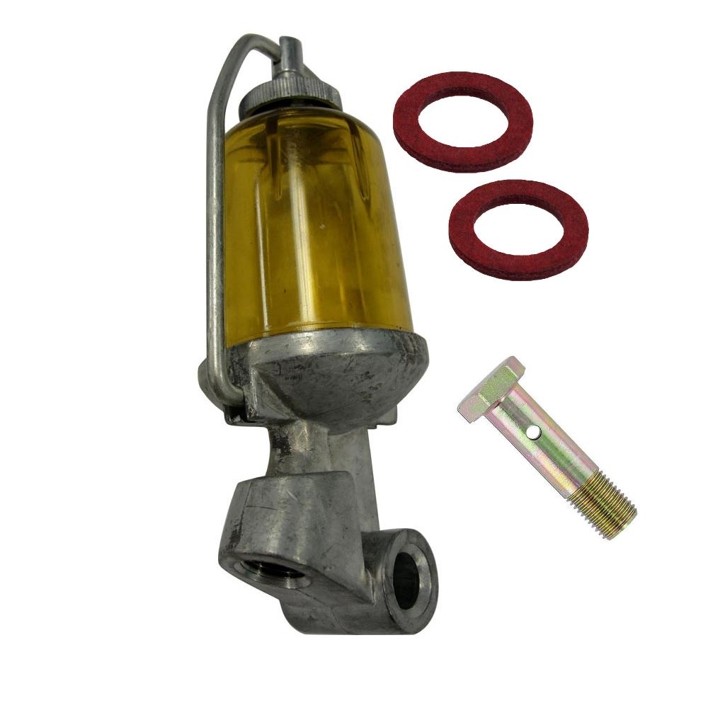 311272 Fuel Sediment Bowl w/ 2 Gaskets & Retaining Bolt Fits Ford/New Holland