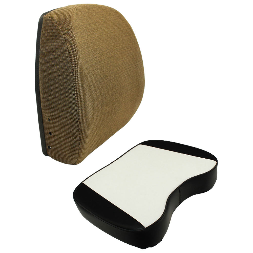 Fabric (Brown) Seat Cushion Set Fits John Deere 4430 4440 4640 4840 4450 4650