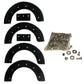 AM115857 Snowblower Paddle Set with Hardware Fits John Deere