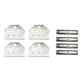 Qty 4: 12" Bunk Board Bracket Kit Fits Universal Products Replaces 86115G