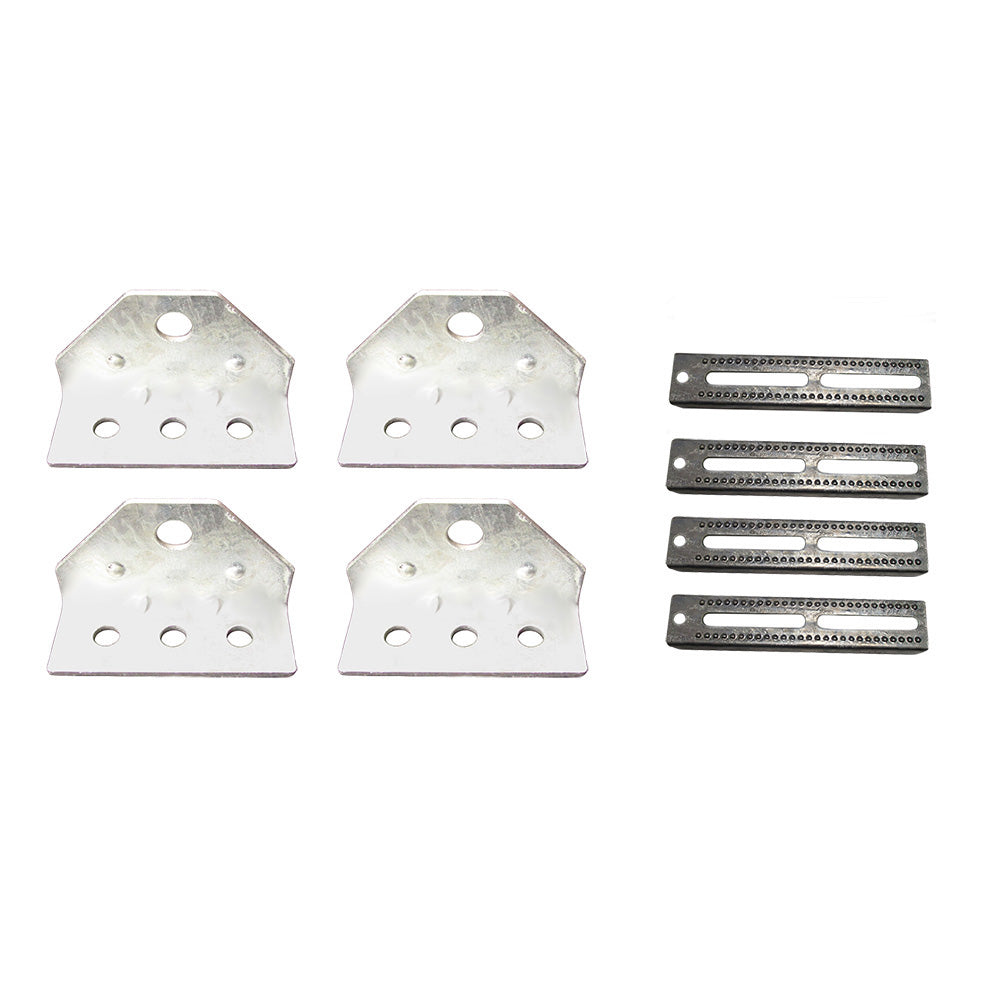 Qty 4: 12" Bunk Board Bracket Kit Fits Universal Products Replaces 86115G