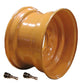Tan Rim 9.75 x 8 x 16.5 w/Valve Stems Fits Case Skid Steers 1845 1845B 184