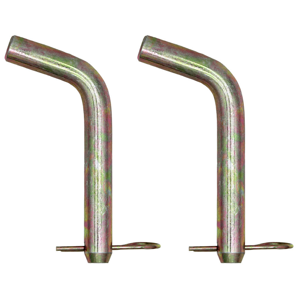 Two (2) Universal Tractor Bent Hitch Pins 3" Long Fits John Deere 1/2" Diameter