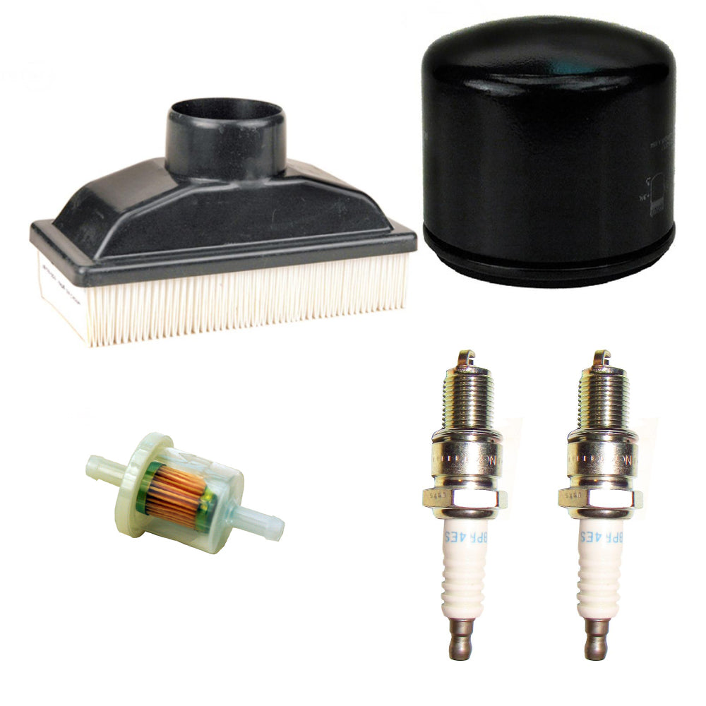 Engine Tune Up Kit Fits Kawasaki FR541V FR600V Air Oil Fuel Filter Spark Plugs