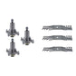 532187254 Spindles & Blade Kit for 54" Deck
 Fits Poulan 54" Mower Decks