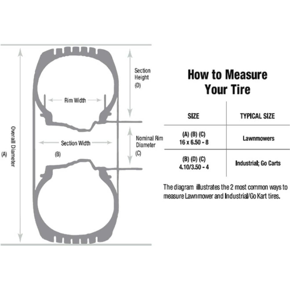B1TI39 Tire, Carlisle, Smooth Operators - Smooth (13 x 5 x 6) No rim included