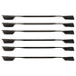 Set of Six Notched Mower Blades Fits Exmark Quest w/ 54" Deck Fits XHT B1TR3201