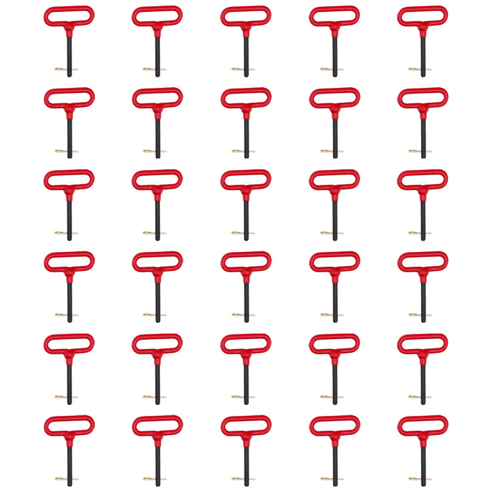 Qty 30: Red Handle - Hitch Pin Fits Universal Products Replaces 3013-1330