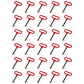 Qty 30: Red Handle - Hitch Pin Fits Universal Products Replaces 3013-1330