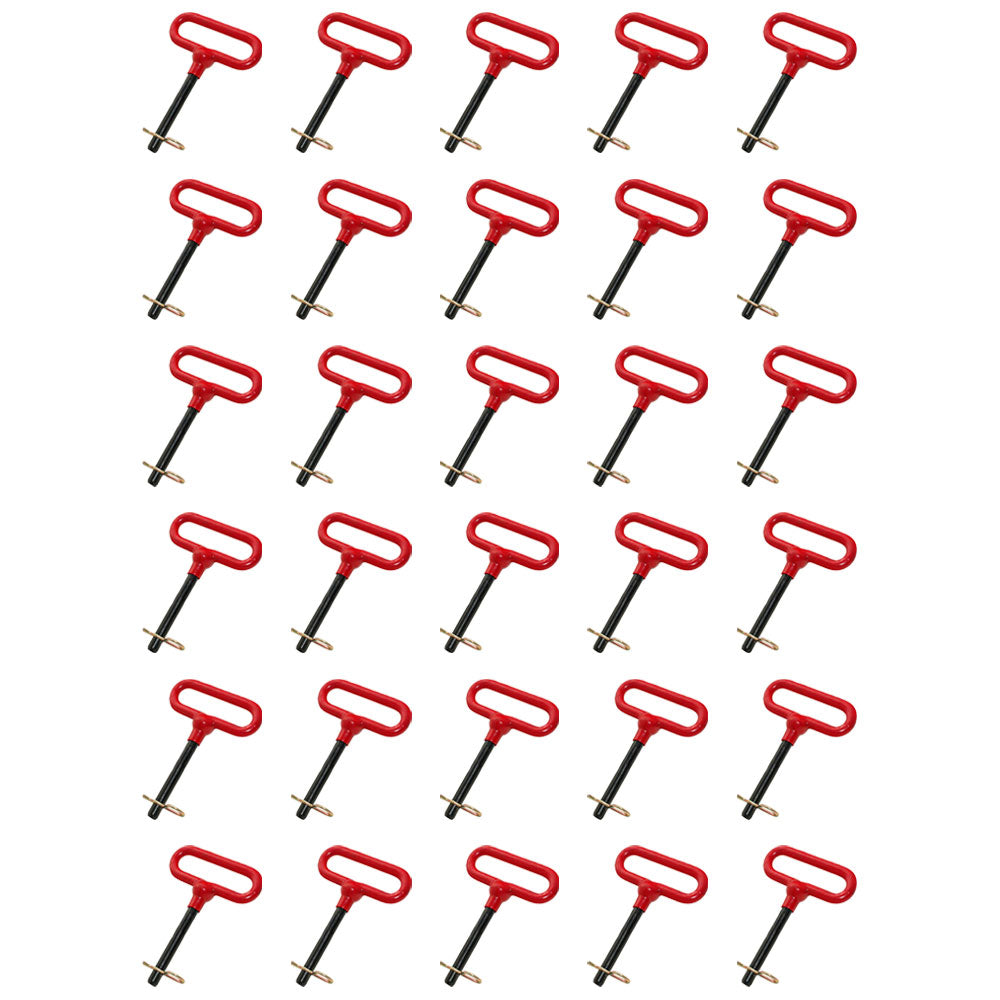 Qty 30: Red Handle - Hitch Pin Fits Universal Products Replaces 3013-1330