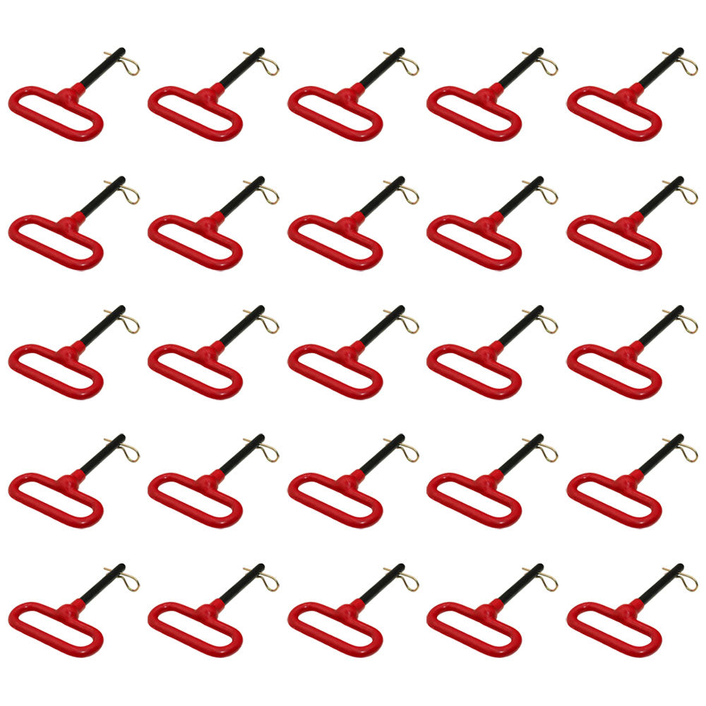 Qty 30: Red Handle - Hitch Pin Fits Universal Products Replaces 3013-1330