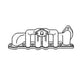 312556 Manifold Fits Ford/New Holland 1801 1811 1821 1841 1871 2000 4000 4040
