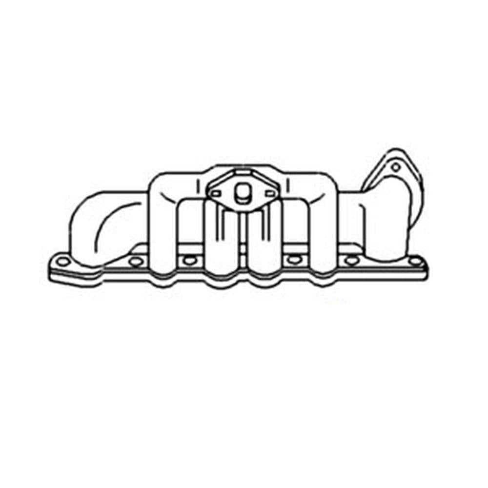 FDS002B Exhaust Manifold Fits Ford Jubilee, 800 Series & More!