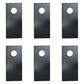 KN56151210 Qty. 6: Left Hand Disc Mower Blade
 Fits Frontier
