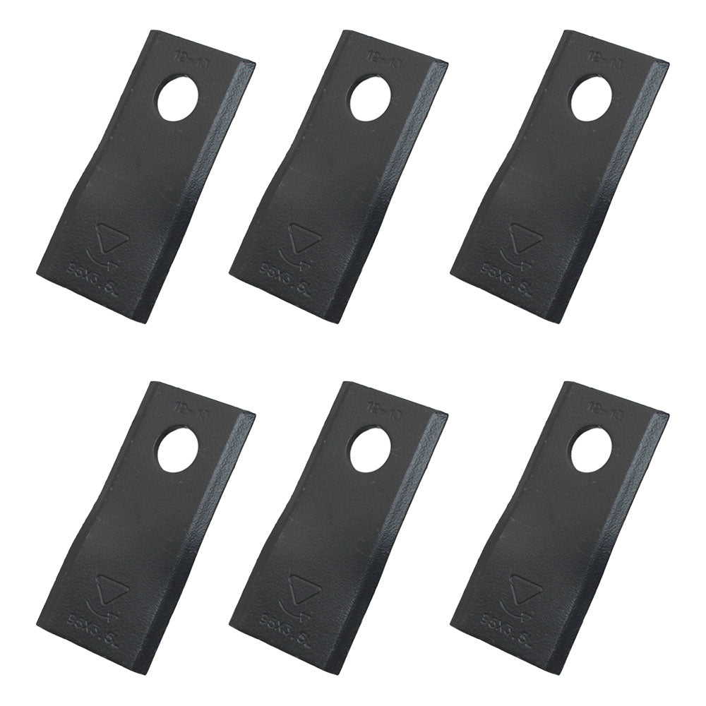 KN56151210 Qty. 6: Left Hand Disc Mower Blade
 Fits Frontier