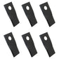 CC20500 Qty. 6: Left Hand Disc Mower Blade
 Fits John Deere