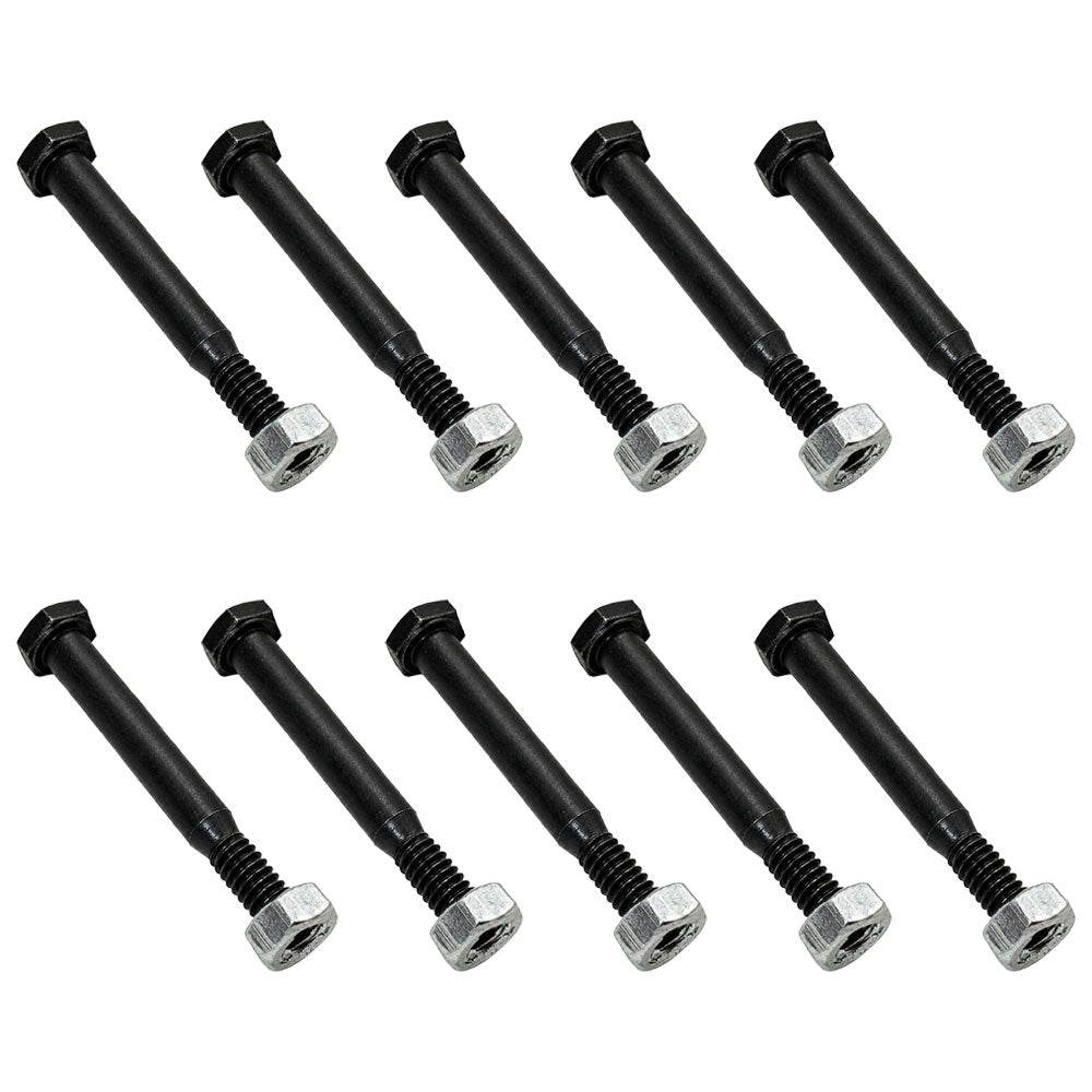 144-JD10 QTY 10: Shearbolts With Nuts Fits Universal Products