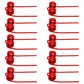 10 Pack baler teeth to fit Krone KR120 KR150 KR155 3.15" wide x 6.5"