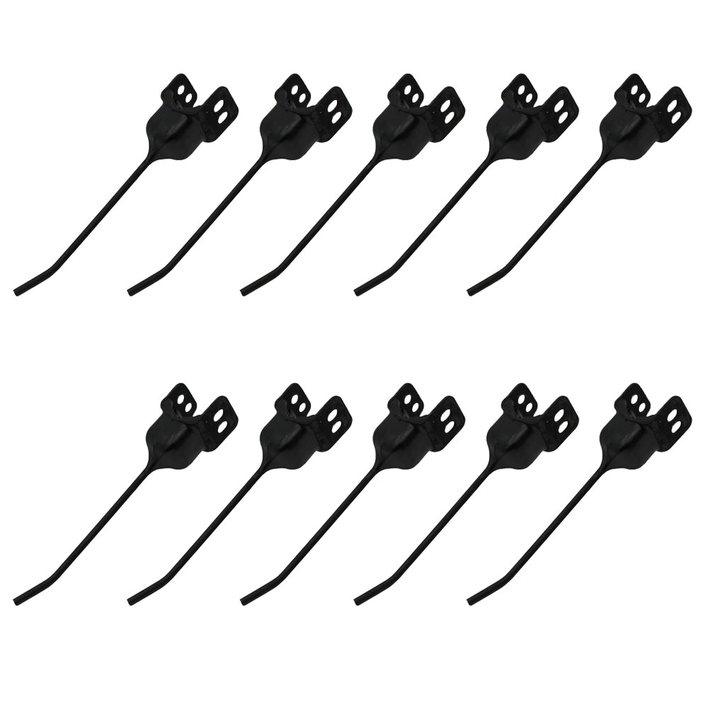 65668 Qty 10: LH Rubber Mounted Tooth Fits Ford/New Holland 216 230 256 258 259