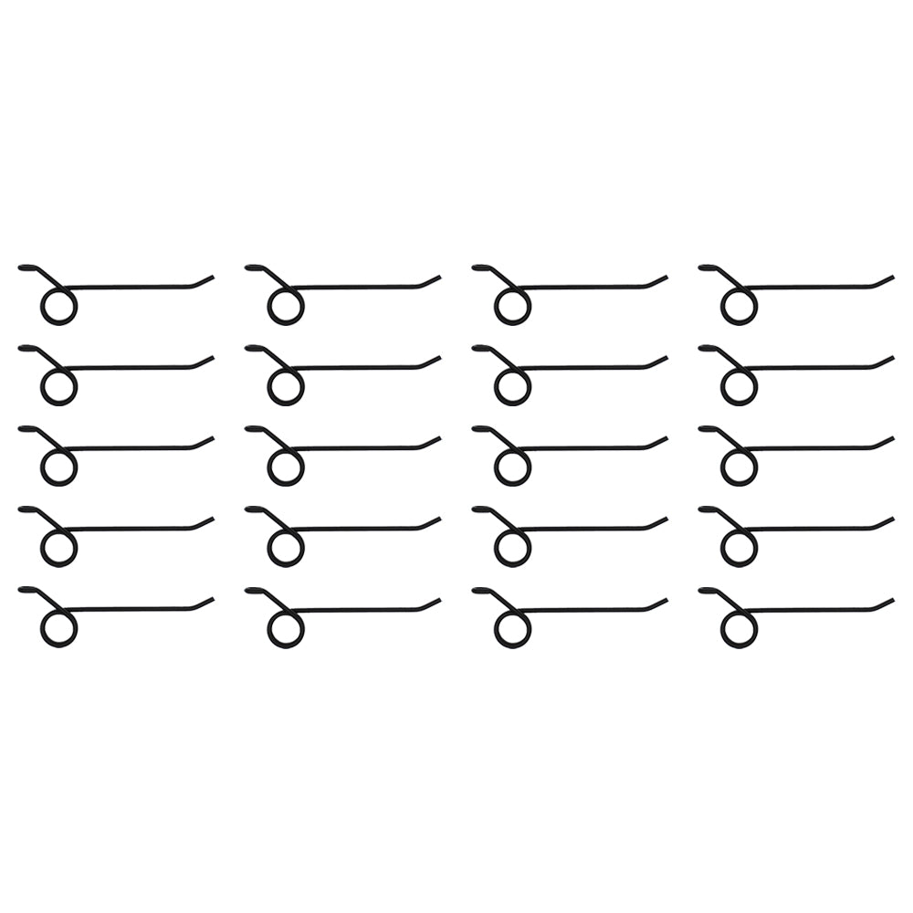 Twenty Rake Teeth 7.25" Tine x 1.937" Coil OD MF-1C Wire Fits Massey Ferguson