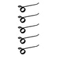 667530M1 Qty 5: Rake Tooth
 Fits Massey Ferguson 25 36 37