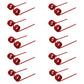10pk Hay Rake Tooth 6" Double Tine x 3.5" Tine Gap x 1.875" Coil 611181 Farmer