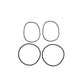 813/50012, 813/50026 Brake Piston Seal Kit 2 Ea. Fits JCB 1400B TM270 506C