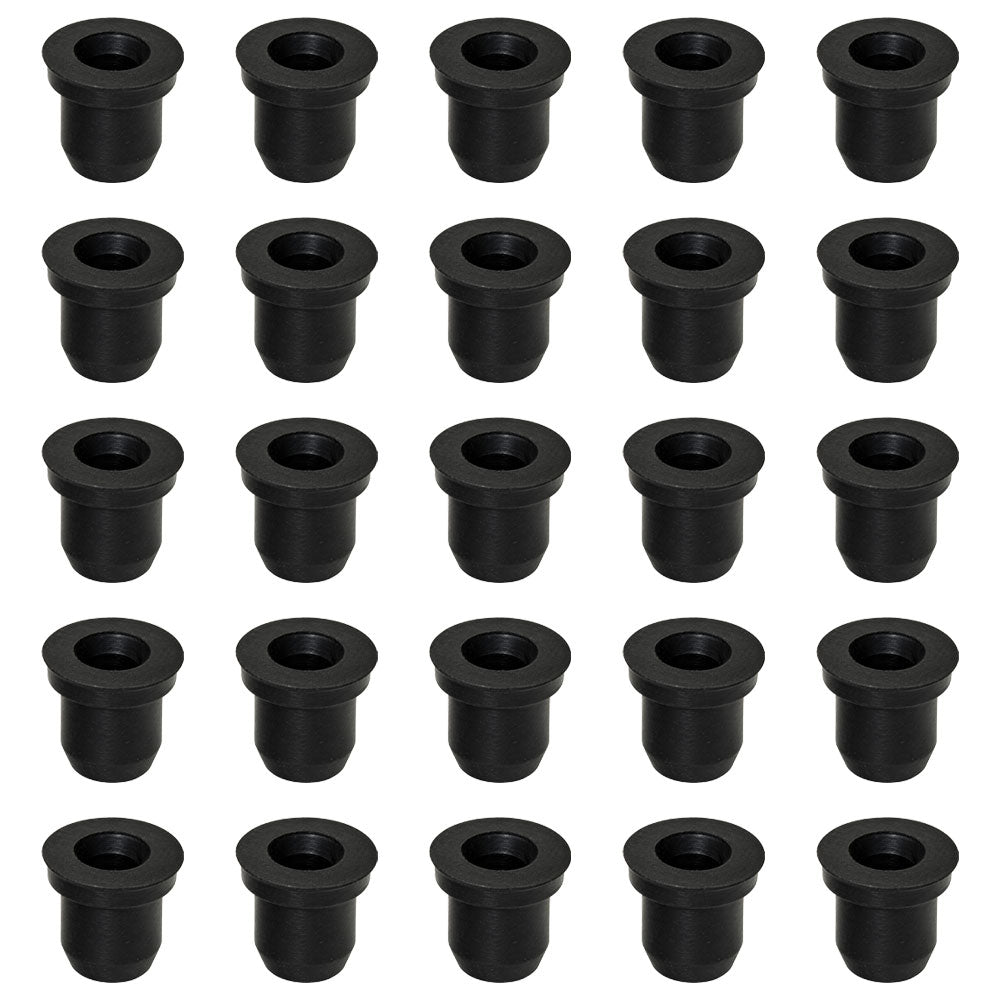 (25 Pack) Brake Bleeder Screw Caps Grease Zerk Fitting Cap Rubber Dust Cover