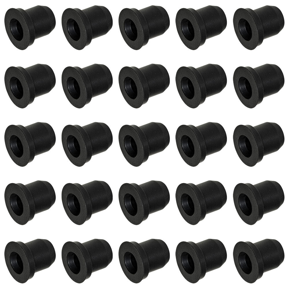 (25 Pack) Brake Bleeder Screw Caps Grease Zerk Fitting Cap Rubber Dust Cover