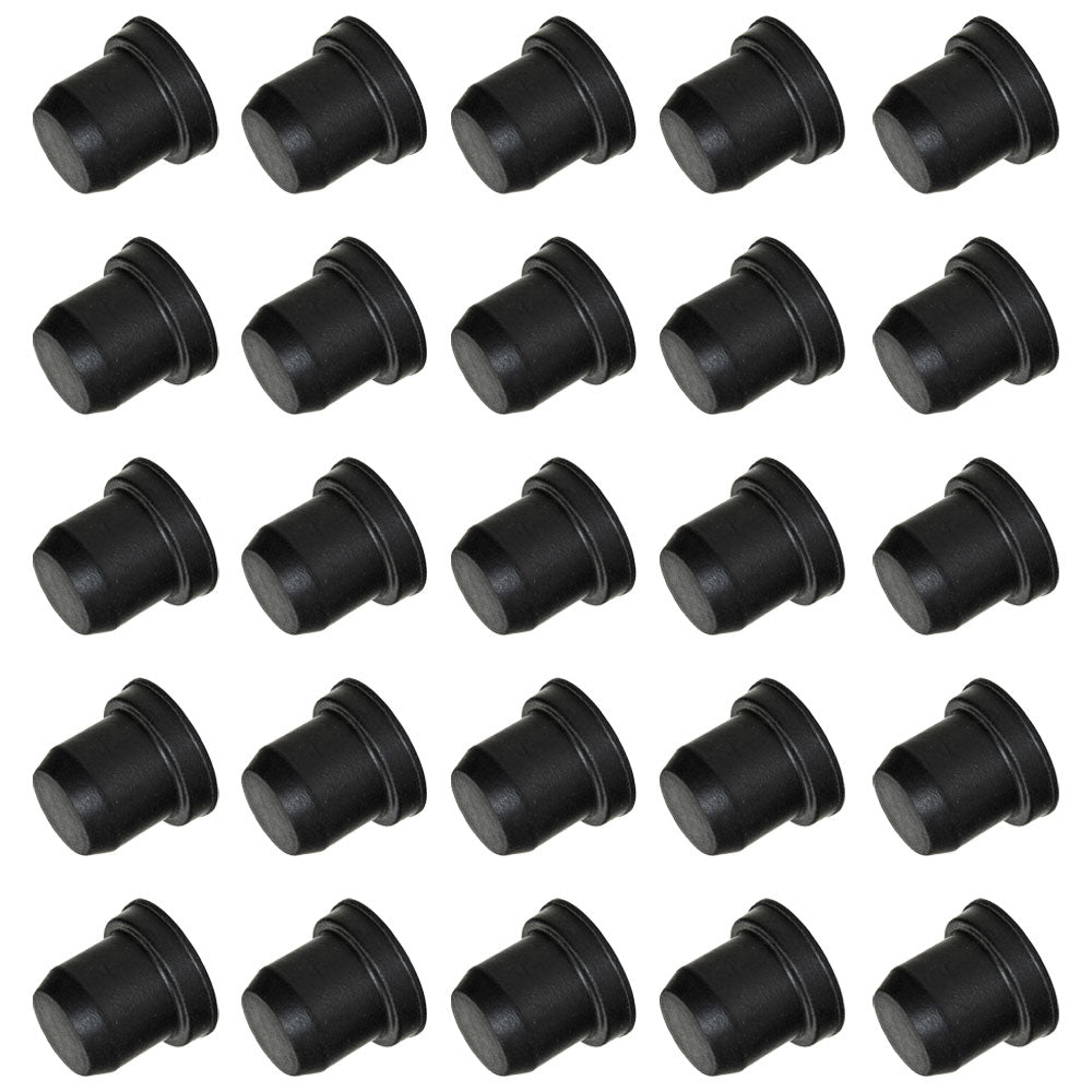 (25 Pack) Brake Bleeder Screw Caps Grease Zerk Fitting Cap Rubber Dust Cover