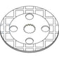 LVU801669 Brake Disc Fits John Deere