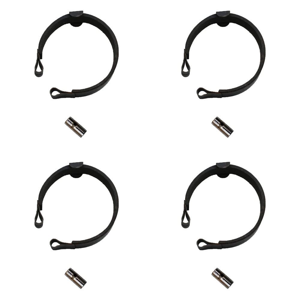 Qty 4: Brake Bands with Lock Fits Universal Products Replaces 10366