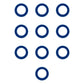Qty 10: Main Valve Spool Rod Seals Fits Bobcat Replaces 6665846