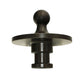 Black Gooseneck Ball Adapter for Trailer Used on 5th Wheel Hitch 2-5/16" Ball