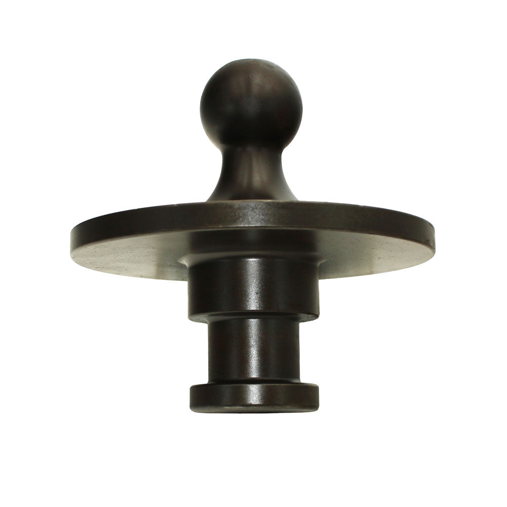 Black Gooseneck Ball Adapter for Trailer Used on 5th Wheel Hitch 2-5/16" Ball