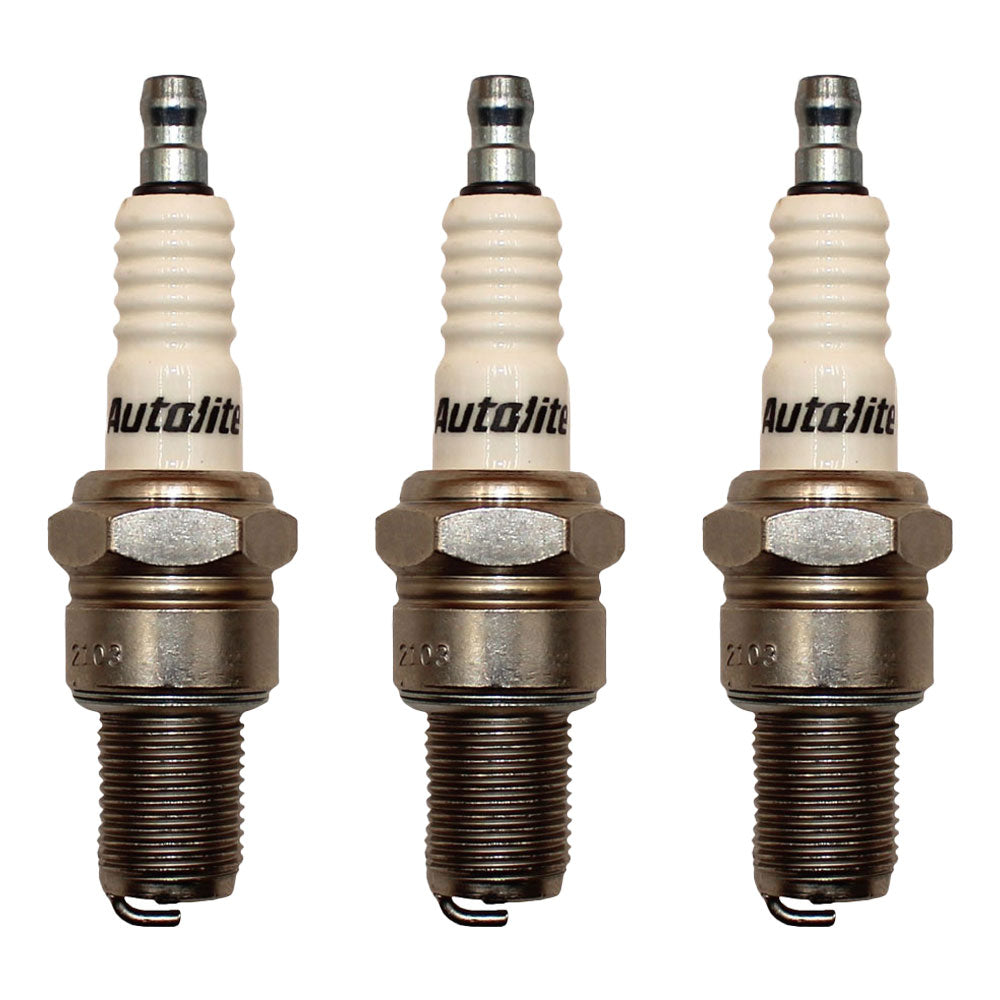 Qty. 3: Spark Plug Fits Satoh Replaces 47XL
